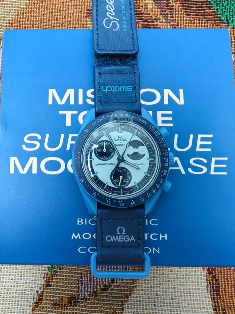 Swatch x Omega MISSION TO THE Super Blue Moonphase Watch
